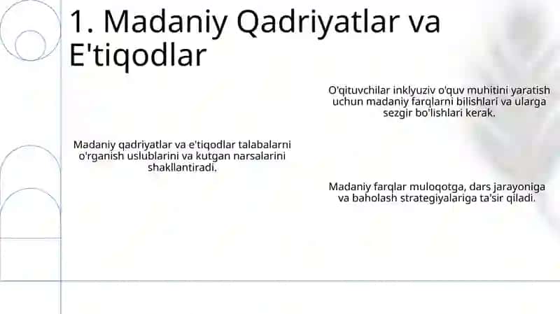 Til o'rgatishda madaniyatlararo omillar 3