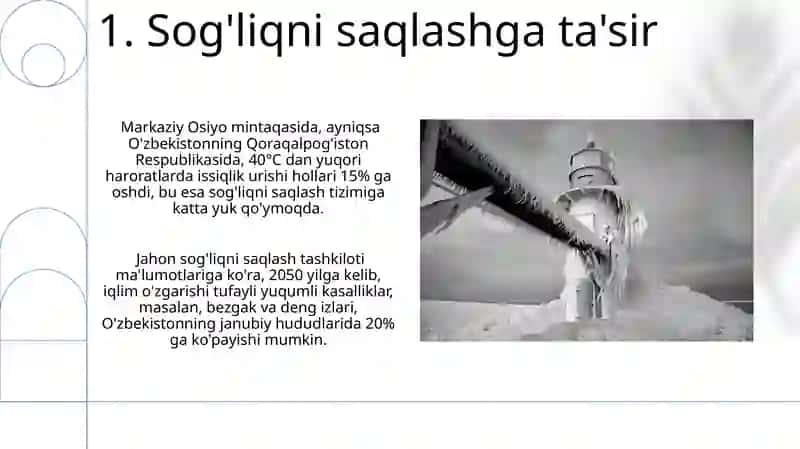 Iqlimning tasniflari va iqlim o'zgarishi oqibatlariga moslashish 3