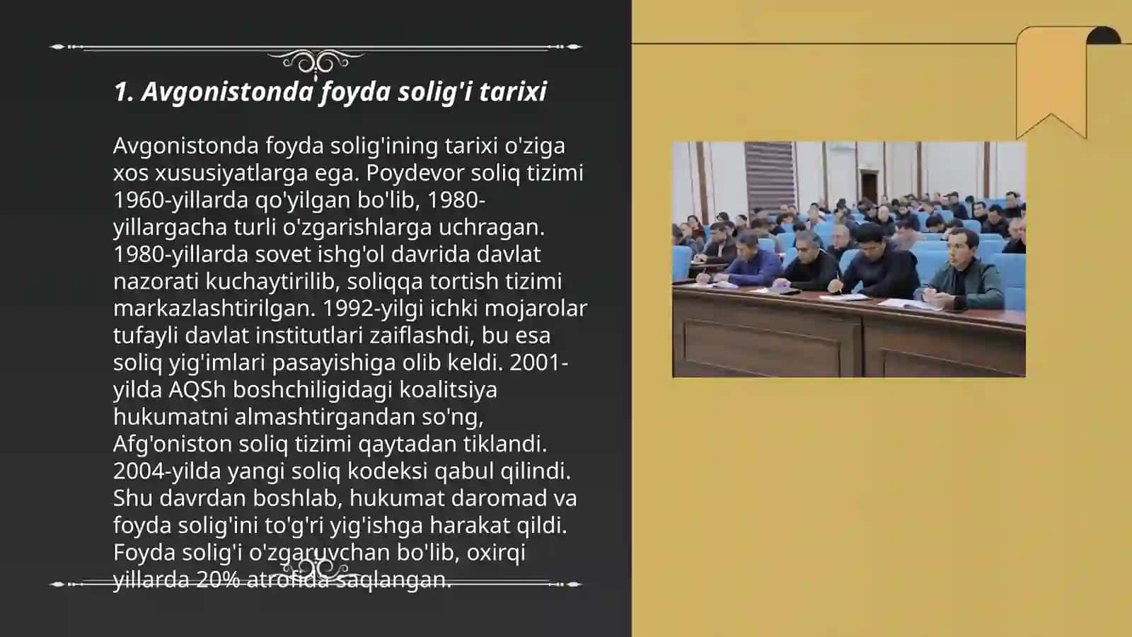 Avgonistonda foyda soligi 3