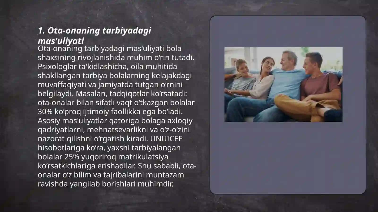 Ota-ona ro'li bolani tarbiyalashda 3