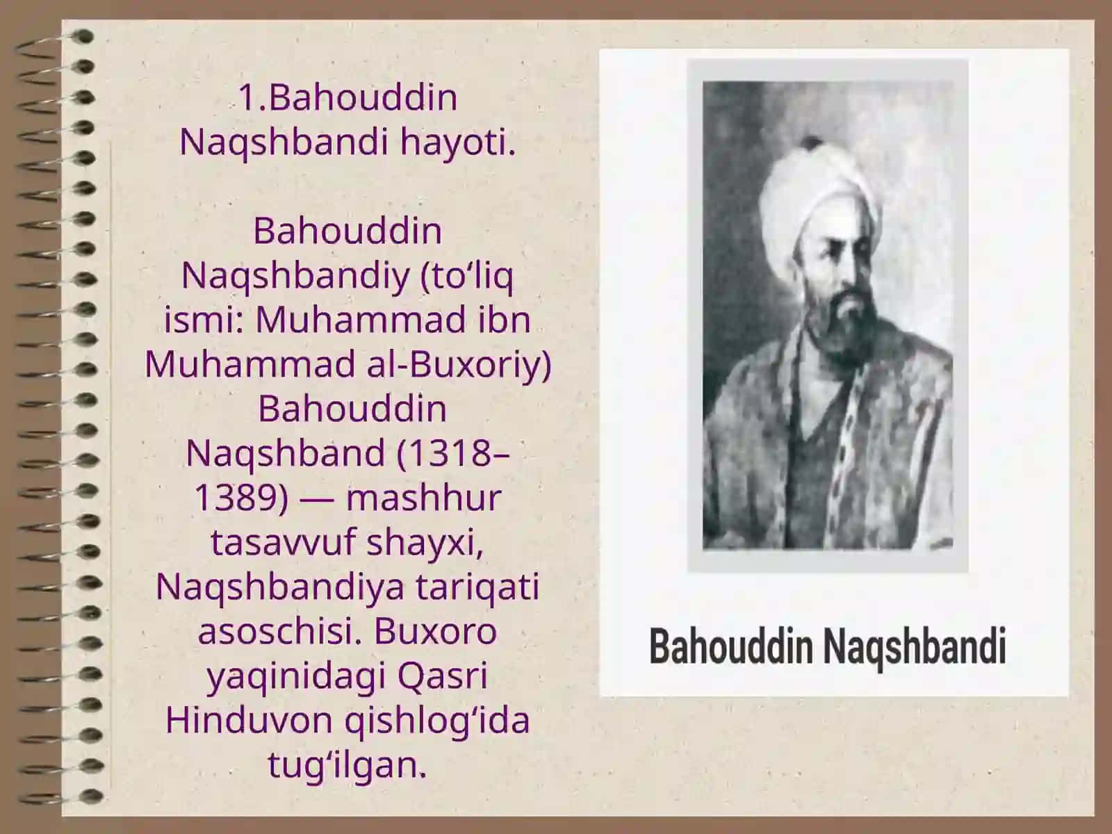 bahouddin naqishbandiy haqida 3