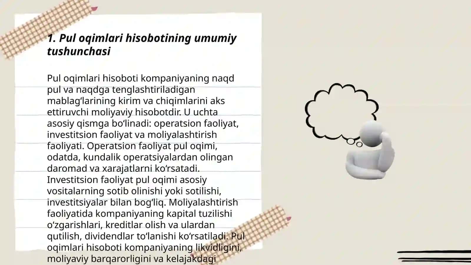 Auditning halqaro standartlari asosda pul oqimlari tug'risdagi hisobot auditi 3