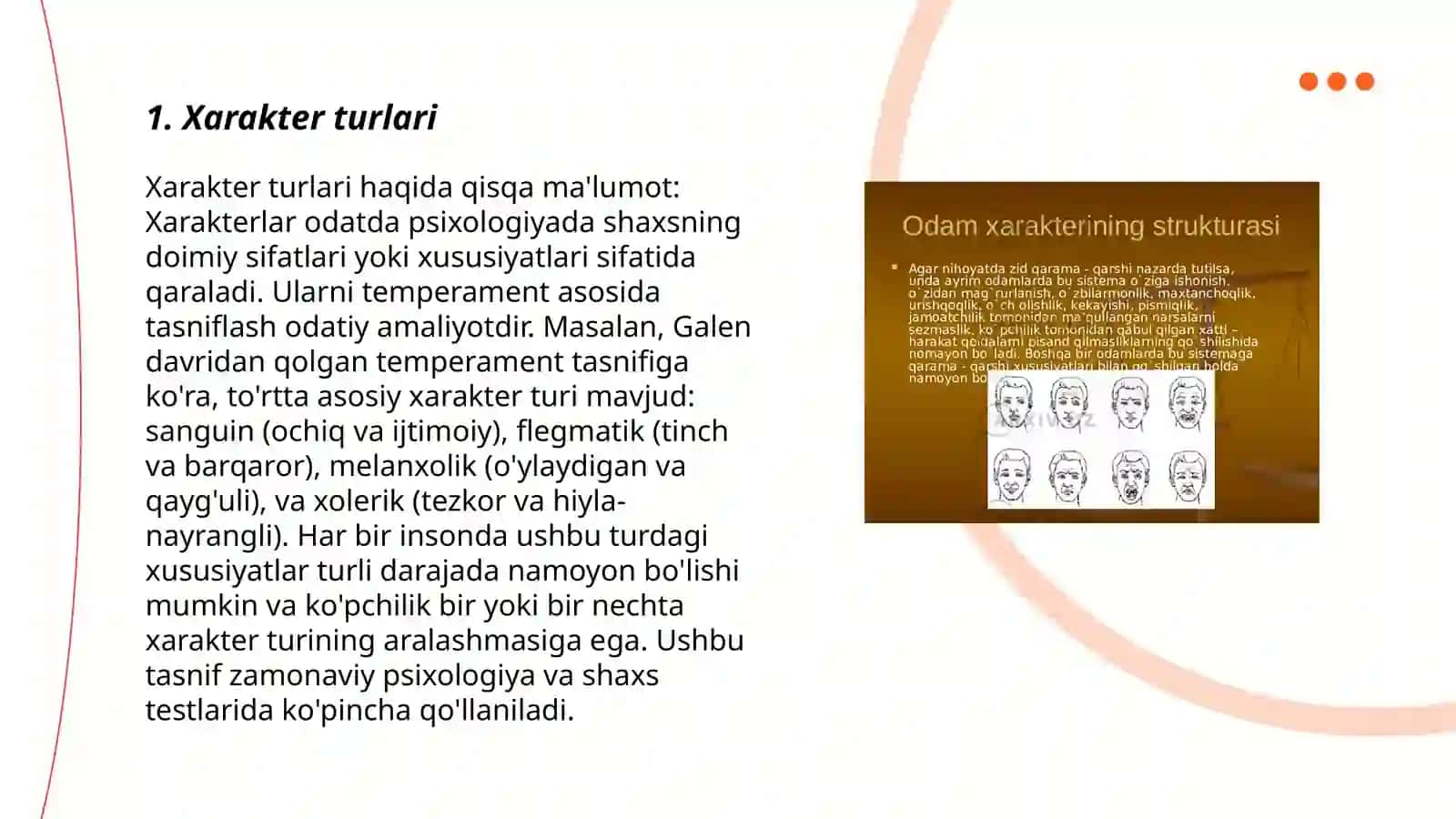 Xarakter turlari 3