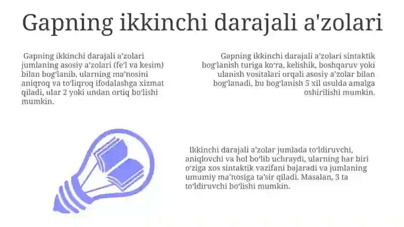 Soʻz va Gaplar 3