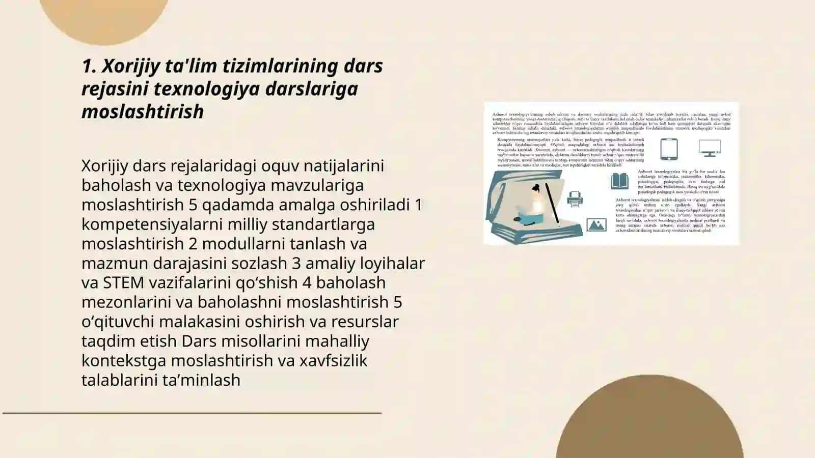 Texnologiya darslarida xorijiy ta'lim tizimidan foydalanish 3
