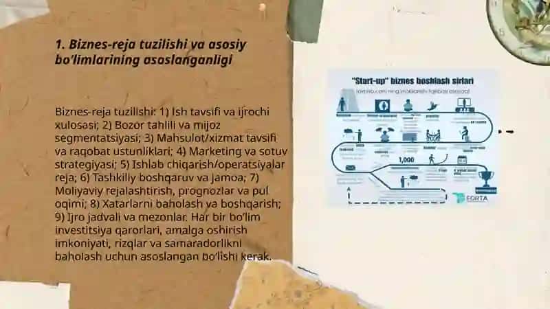 Biznes-rejaning asoslanganligi va uning bajarilishini tahlil qilish 3