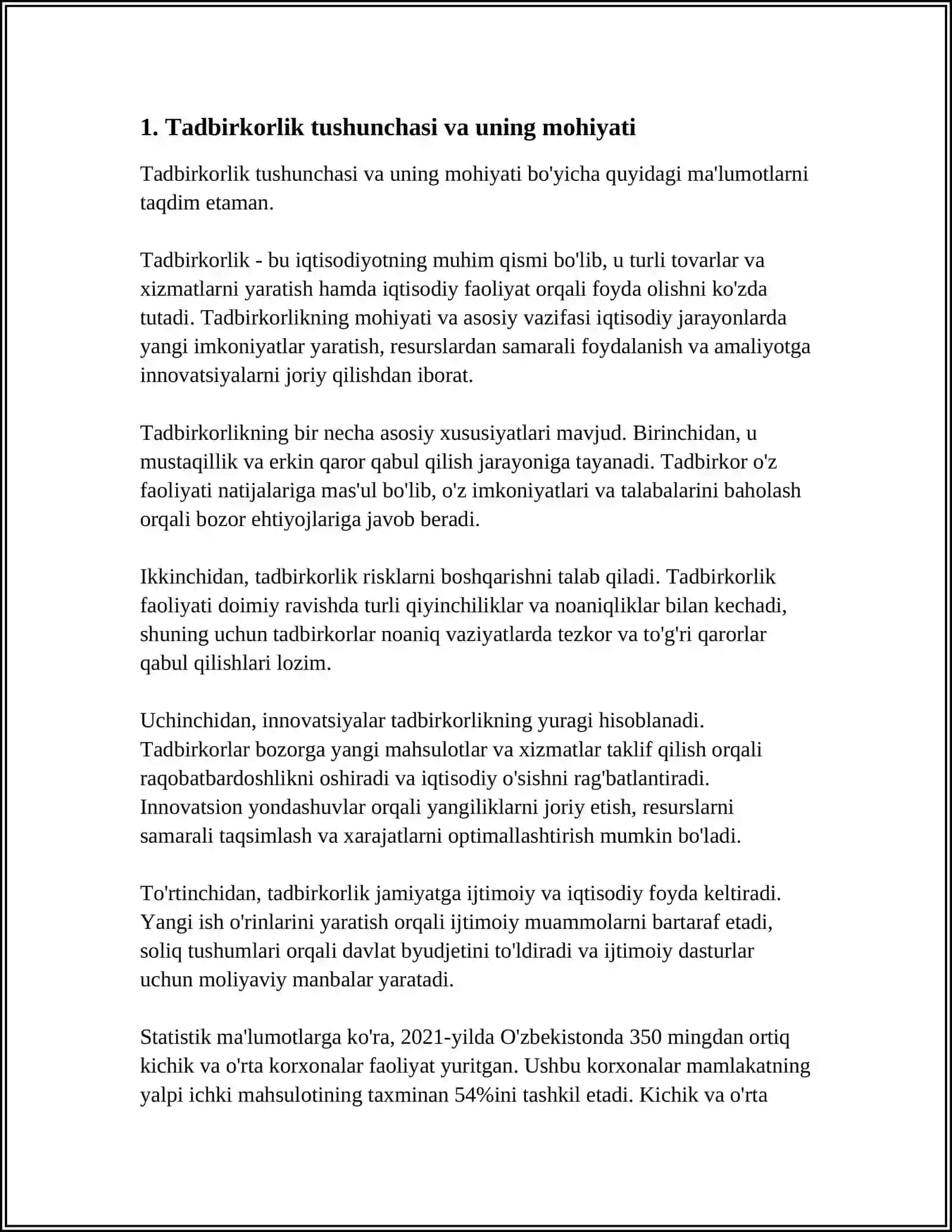 TADBIRKORLIK FAOLIYATI 3