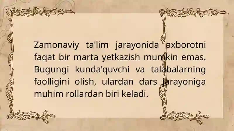 Interaktiv slayd yaratish 3