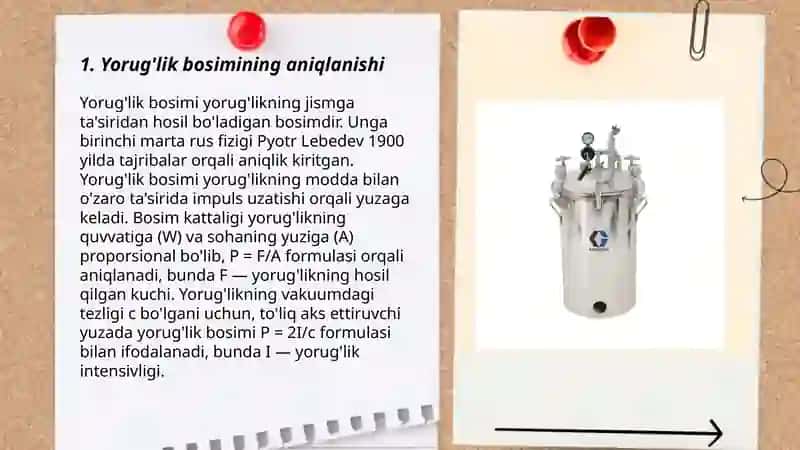Yorug'lik bosimi 3