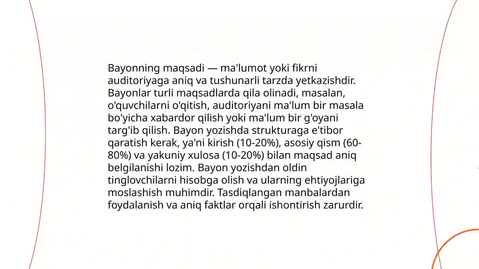 Bayon õtkazish metodikasi 3