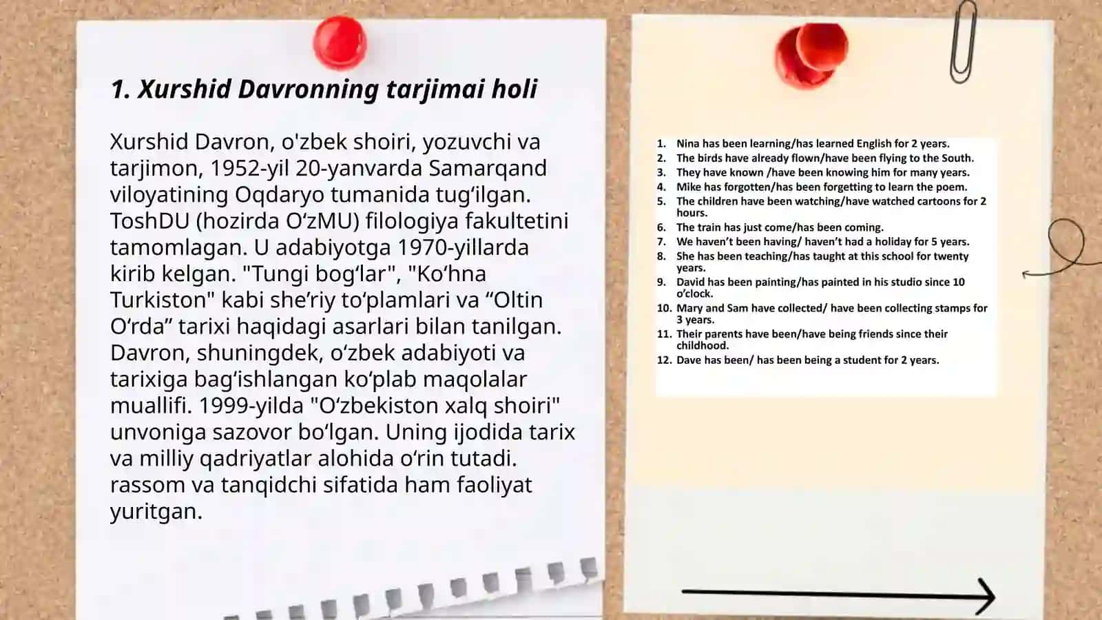 Xurshid Davronning tarjimai holi 3