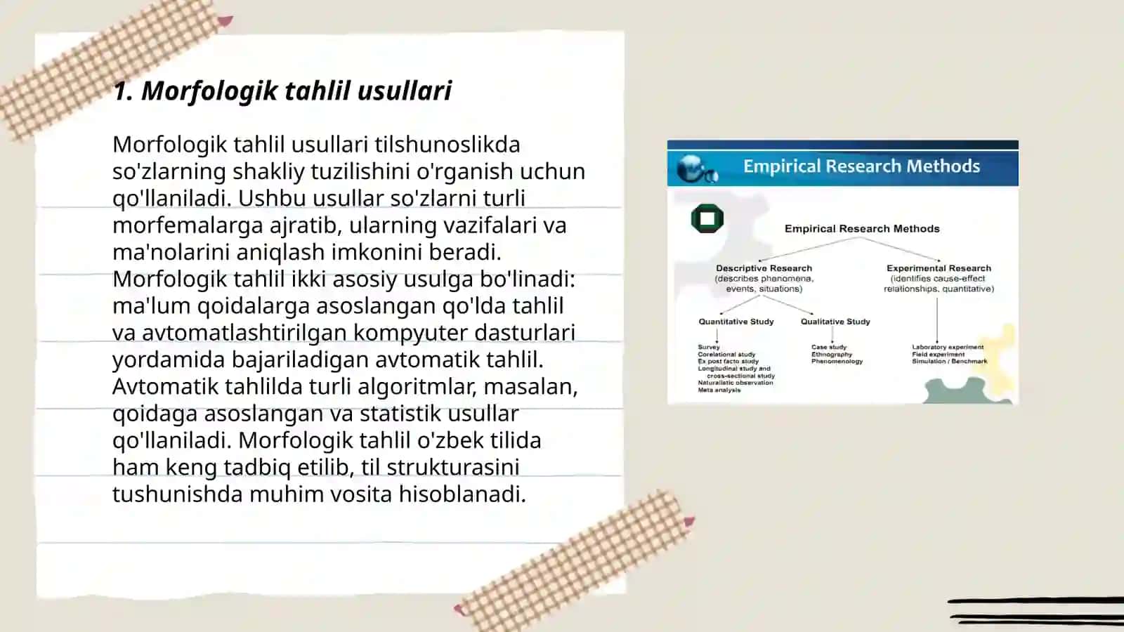 Lingvistik tahlil metodlari 3