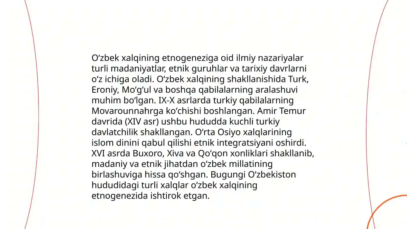 O'zbek xalqining etnogenezi va etnik tarixiga doir tadqiqotlari 3