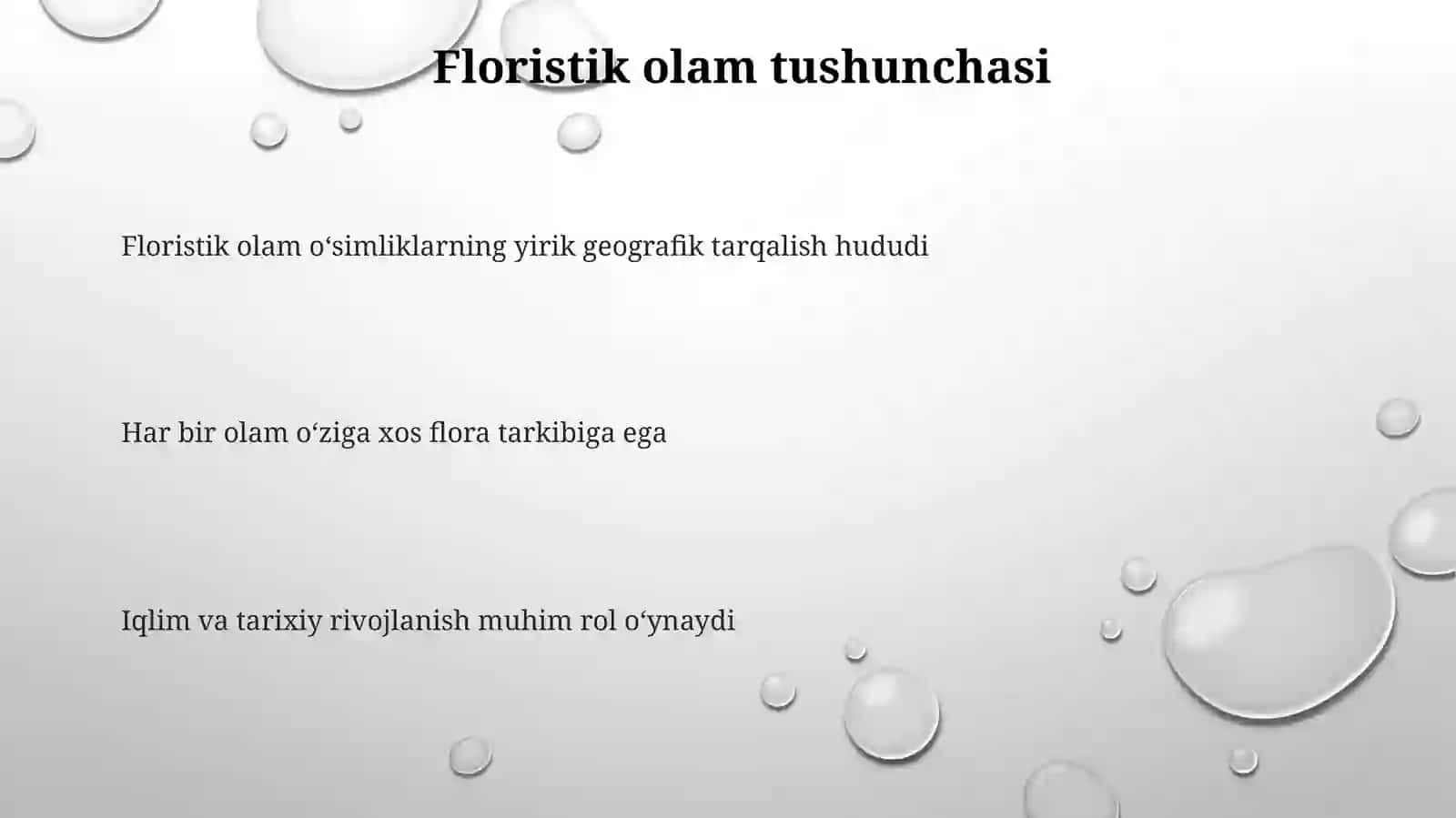 Galaktika floristik olmai va uning kichik olamlari 3