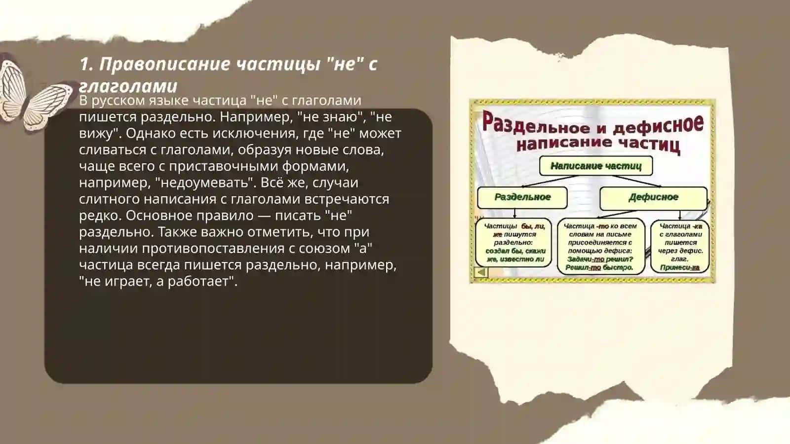 Правописание частици 3