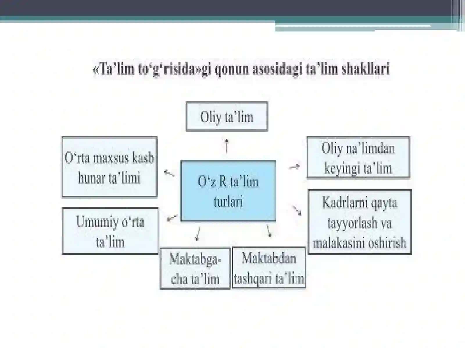 Mustaqillik yillarida O‘zbekiston Respublikasida ta’lim sohasida amalga oshirilgan o‘zgarishlar 3