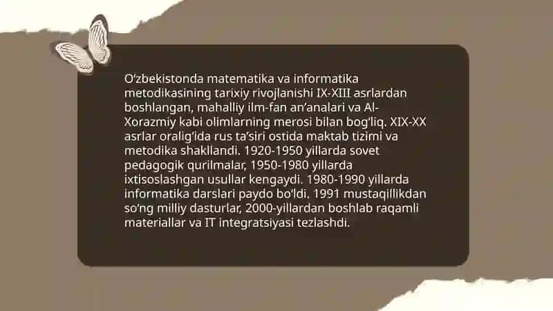 O‘zbekistonda matematika va informatika metodikasining rivojlanishi 3