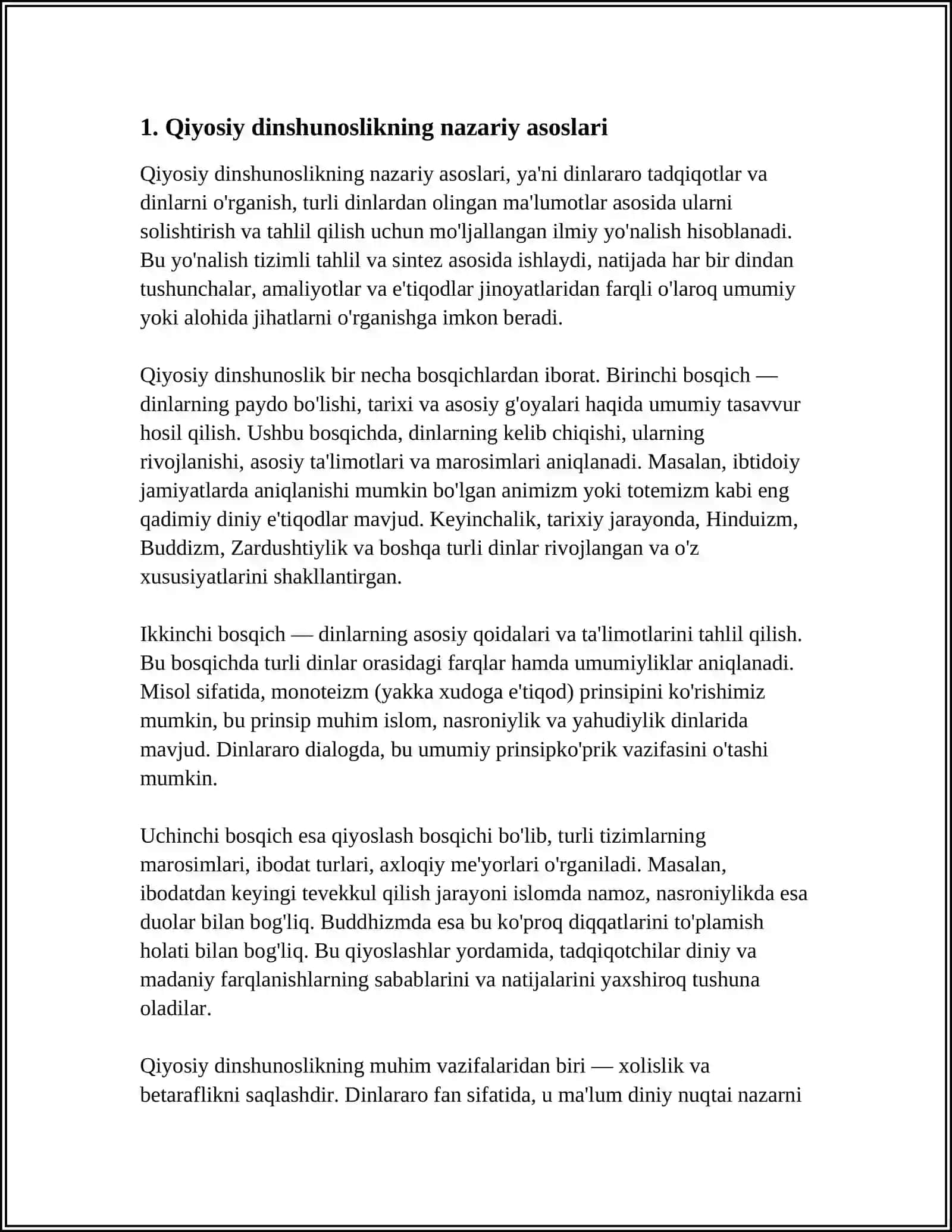 QIYOSIY DINSHUNOSLIKLIKNING METODLARI 3