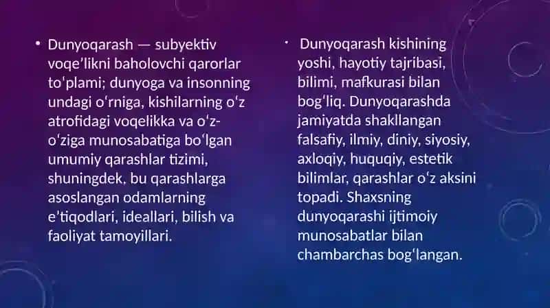 Ilmiy dunyoqarashni shakllantirish 3
