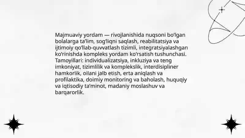 Rivojlanishida nuqsoni bo‘lgan bolalarga majmuaviy yordam 3