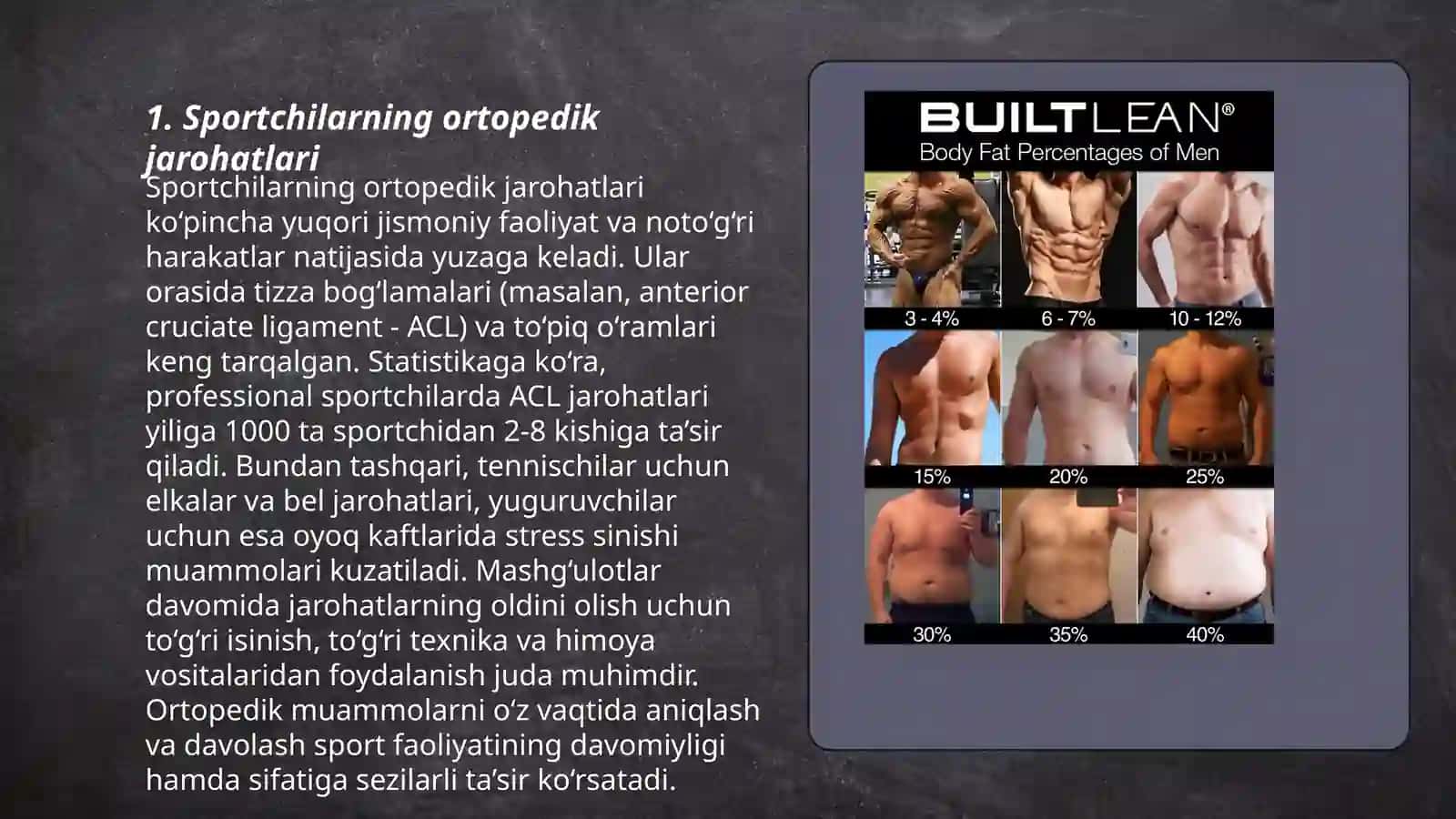 Sportchilarning ortopedik jarohatlari 3