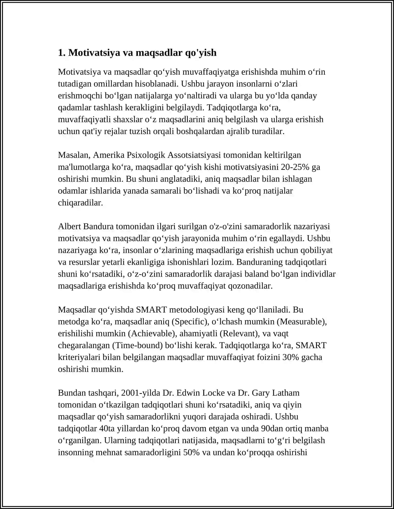 BIZNESDAGI MUVAFFAQIYAT PSIXOLOGIYASI 3
