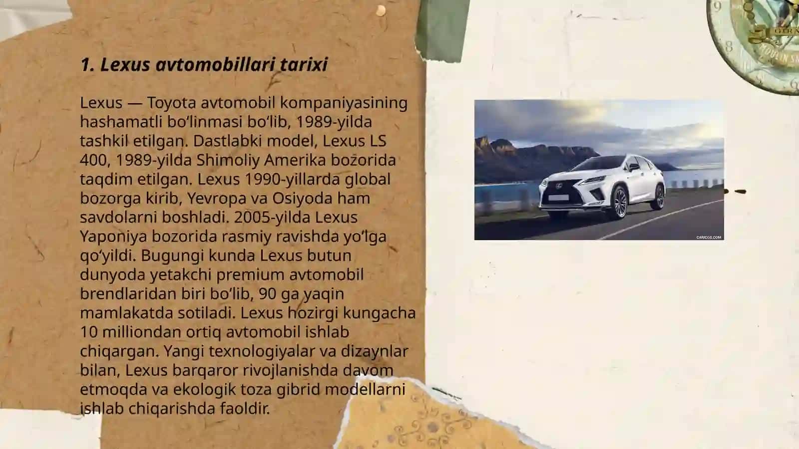 Lexus avtomobillari tarixi 3
