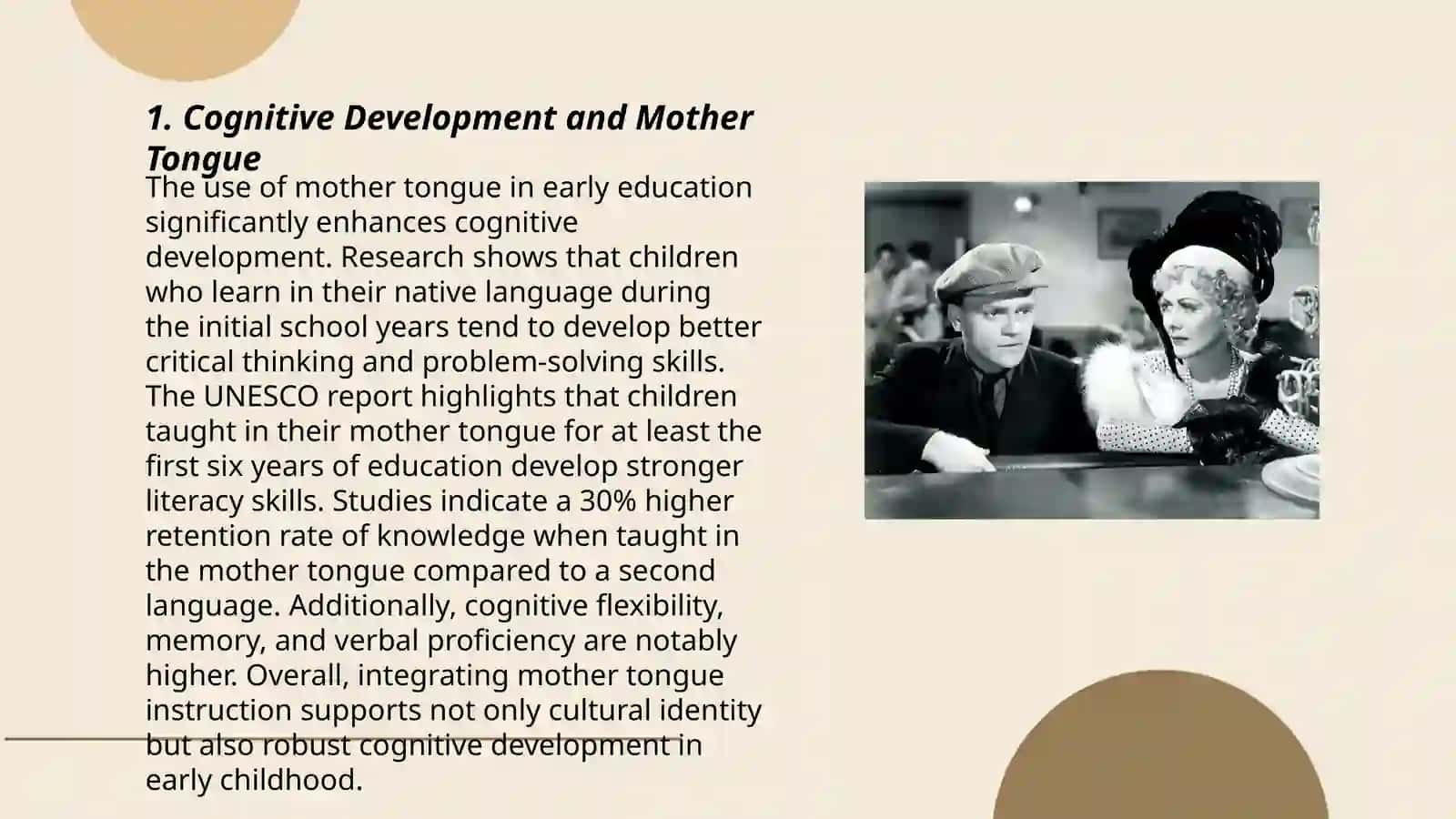 Role of the mother tongue. Psychological basis 3