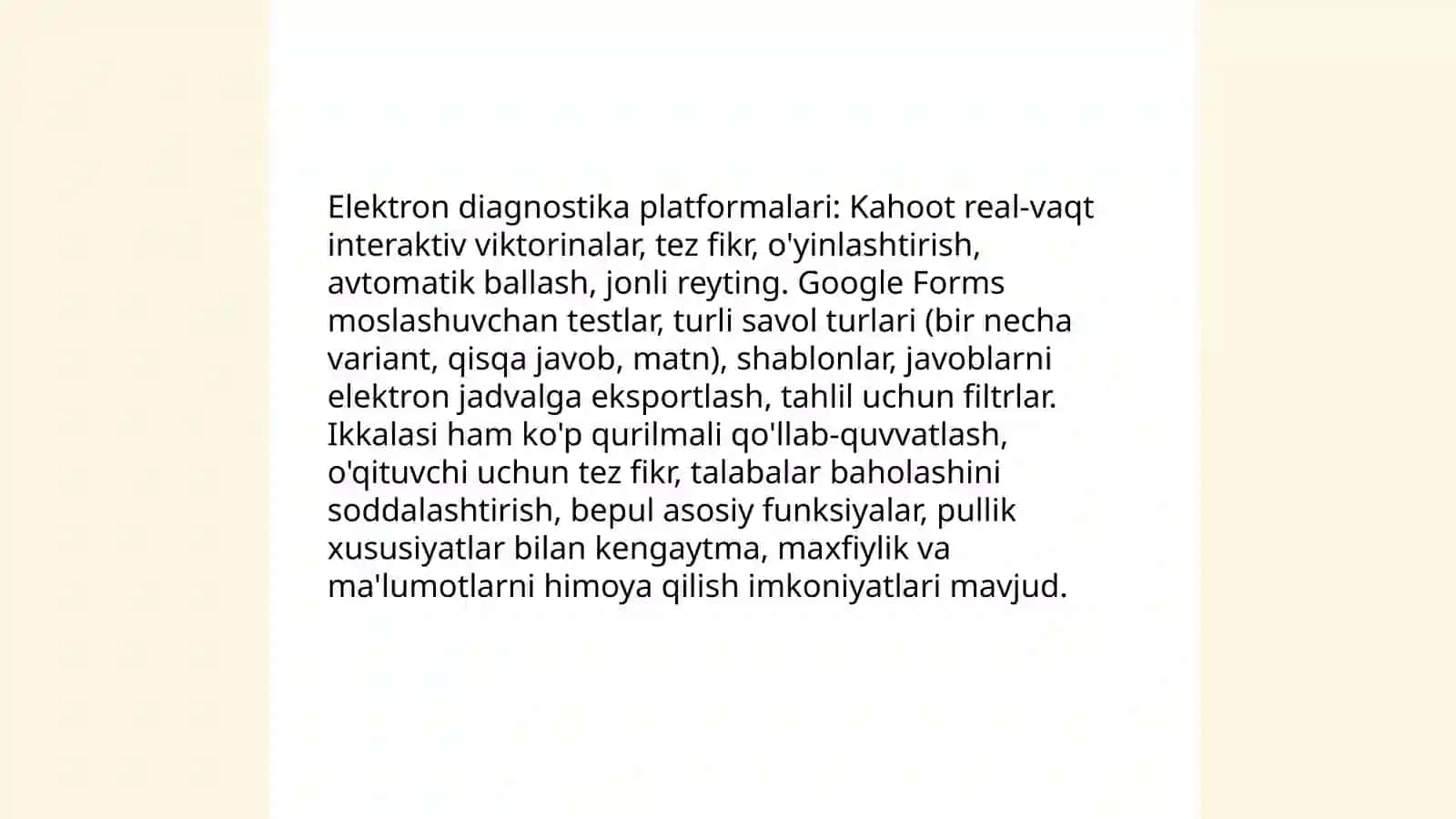 Elektron diagnostika platformalari 3