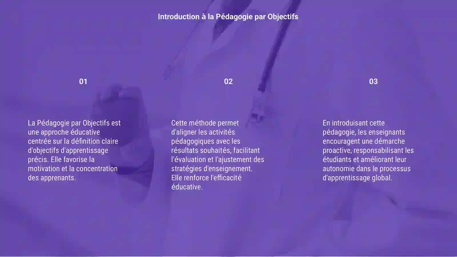 La Pédagogie Par Objectifs 3