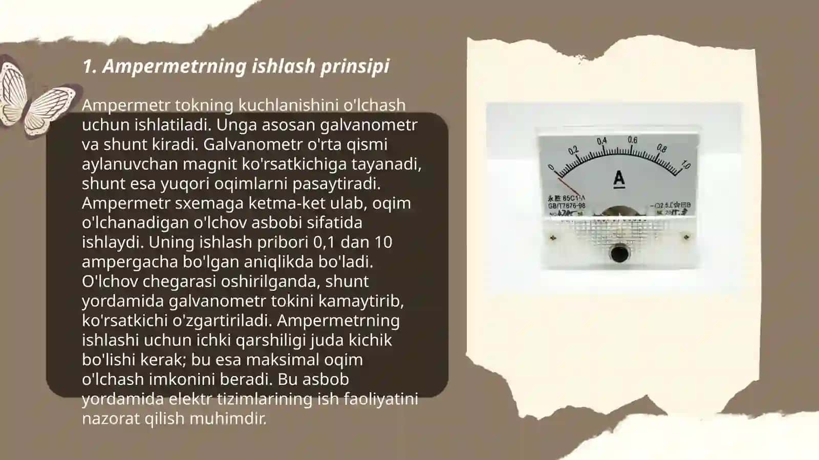 Ampermetr haqida 3