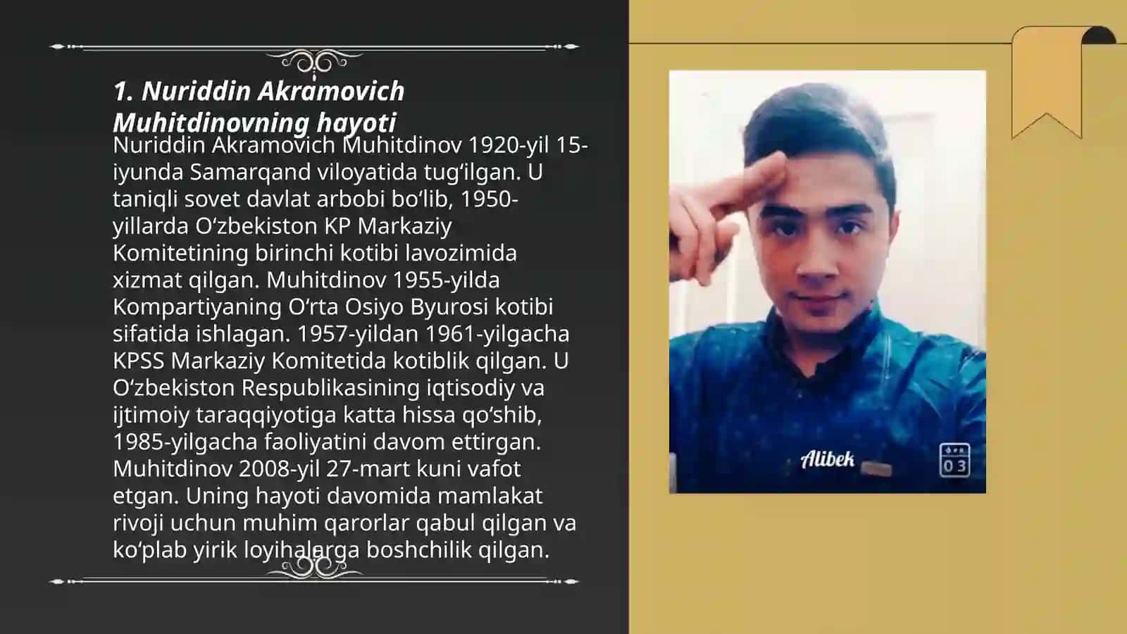 Nuriddin Akramovich Muhitdinov 3