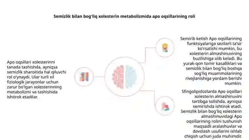 Xolesterin tashilishida qatnashuvchi apo oqsillar .Yog' bosish semirish .Sfingolipidozlar 3