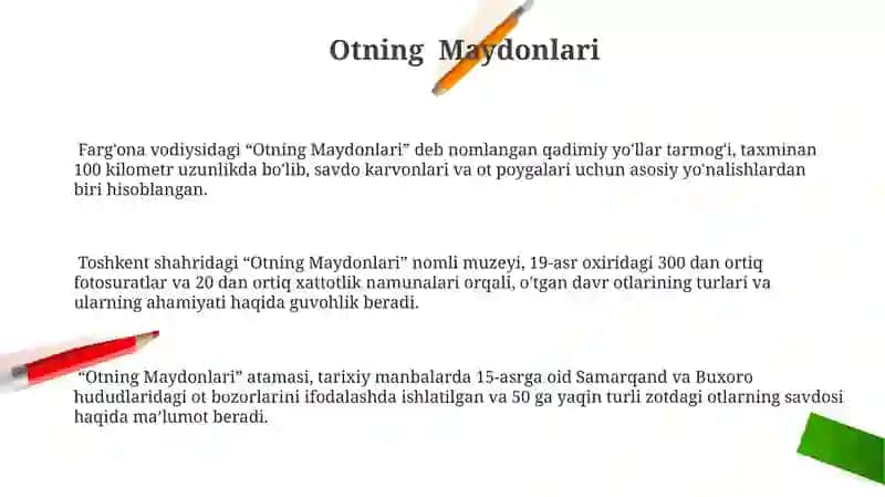 Otning Maydonlari 3