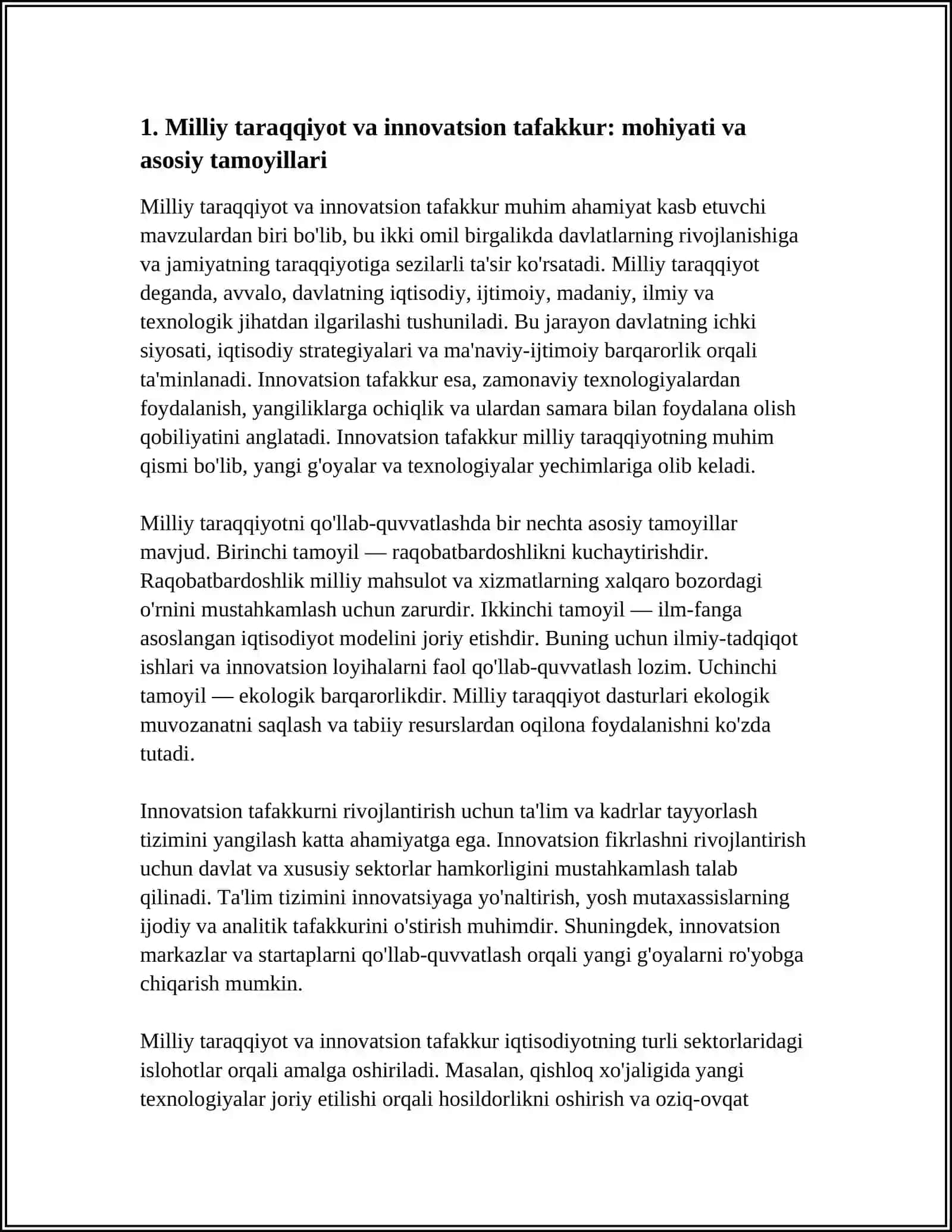 MILLIY TARAQQIYOT VA INNOVATSION TAFAKKUR 3