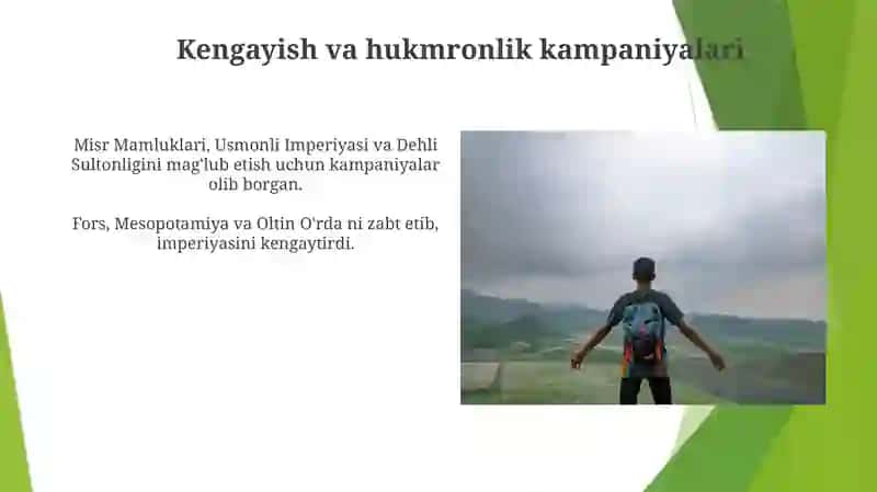 Amir Temurning harbiy yurishlari 3
