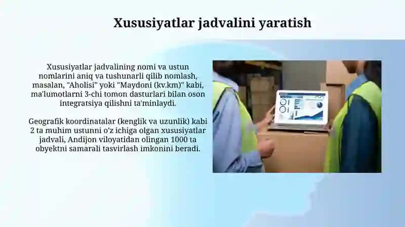 ArcGISda Excel Ma'lumotlarini Import Qilish 3