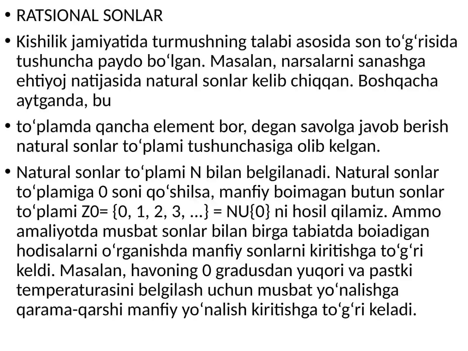 Haqiqiy sonning moduli va uning xossalar 3