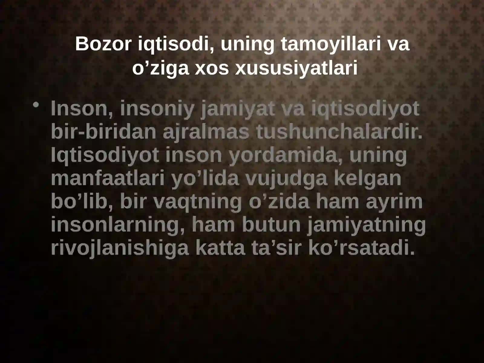 Bozor va uning turlari. Monopoliya. Oligopoliya 3