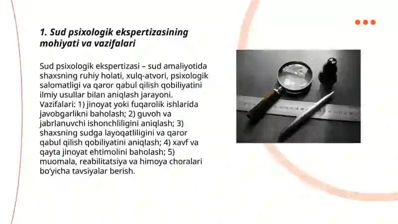 Sud psixologik ekspertizasining zarurati 3