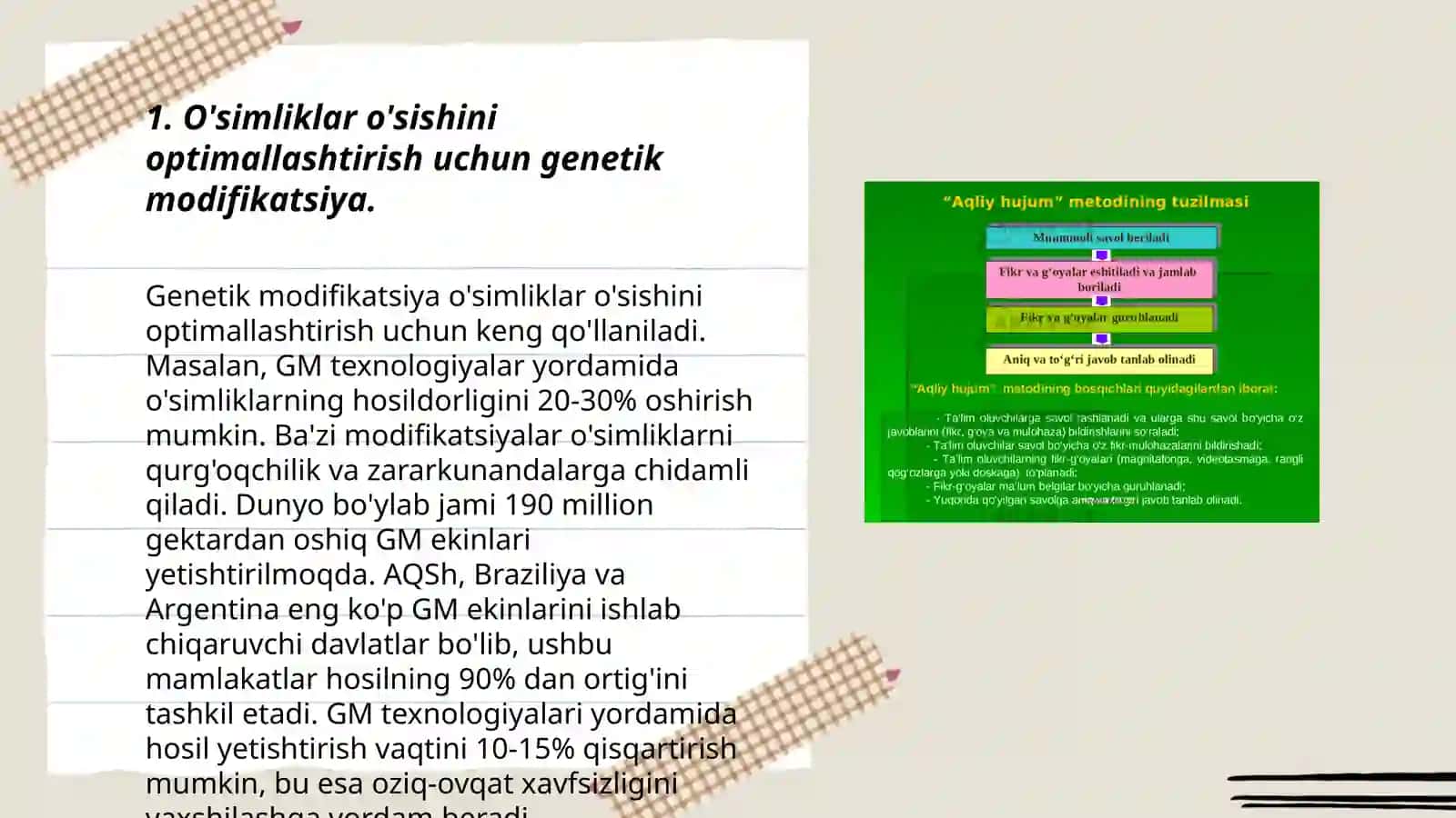 O'simliklar fiziologiyasining istiqboli yo'nalishlari va ularni amalga oshirishda mavjud shart sharoitlar 3