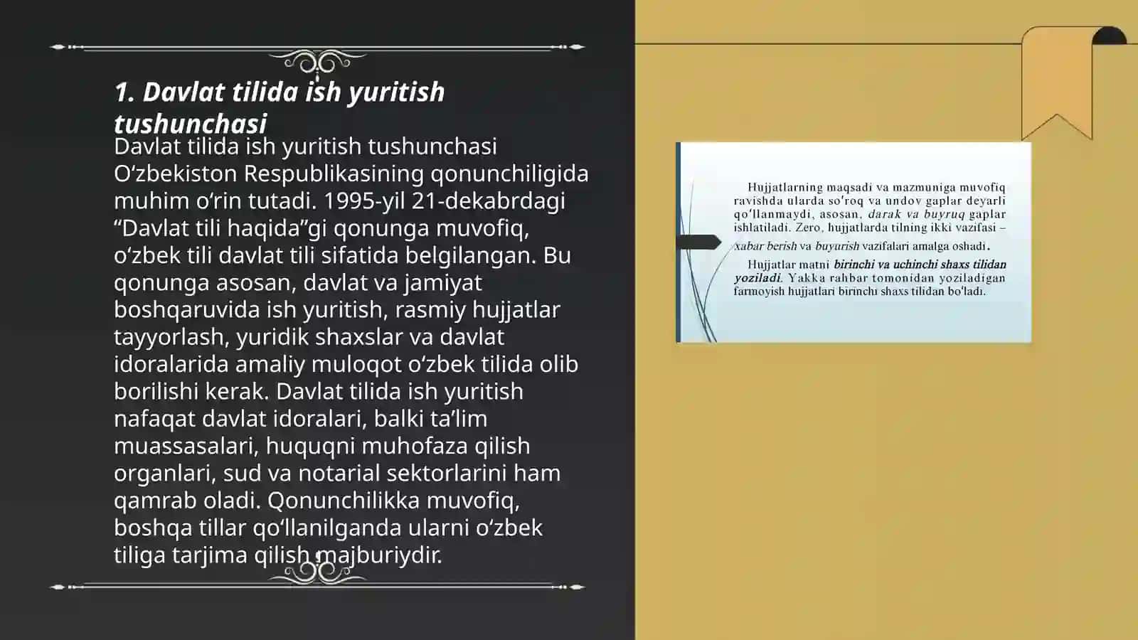 Davlat tilida ish yuritish hujjatlari 3