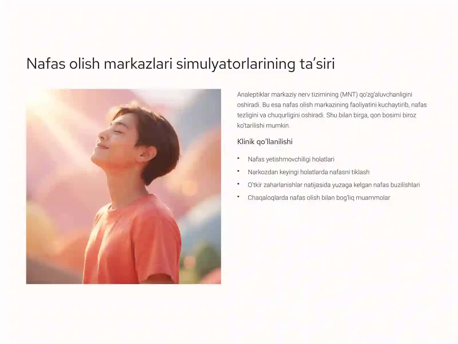 Nafas olish markazlari va Antidepressantlar Farmakokinetikasi 3