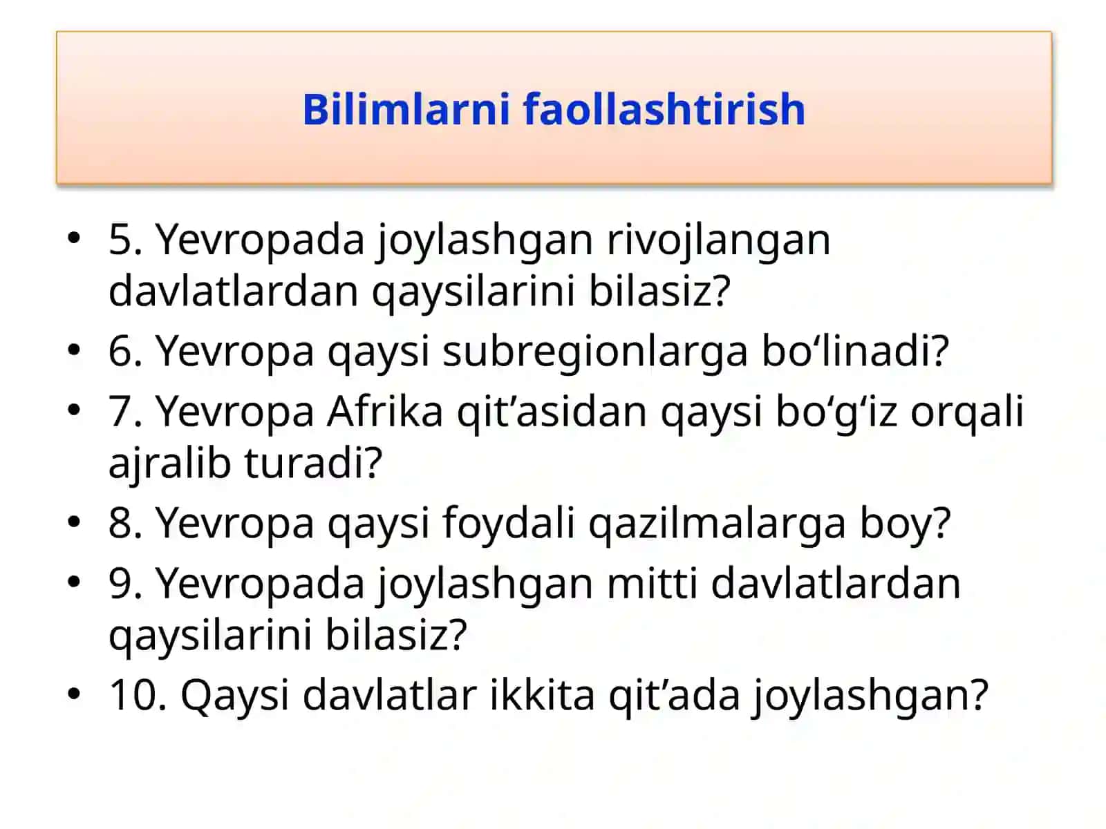 22-§.Yevropaninggeografiko‘rni,chegaralarivasiyosiyxaritasi 3