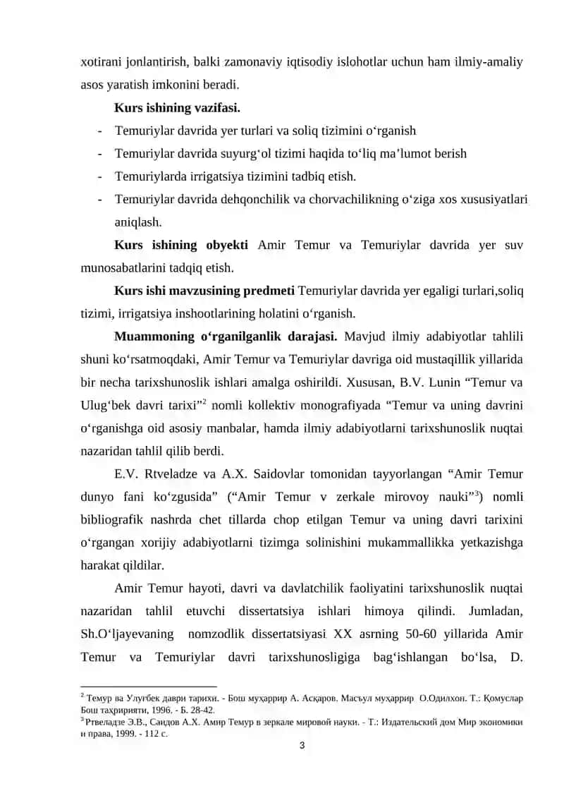 Temuriylar davrida agrar tizim, yer egaligi va iqtisodiy munosabatlarning shakllanishi 3