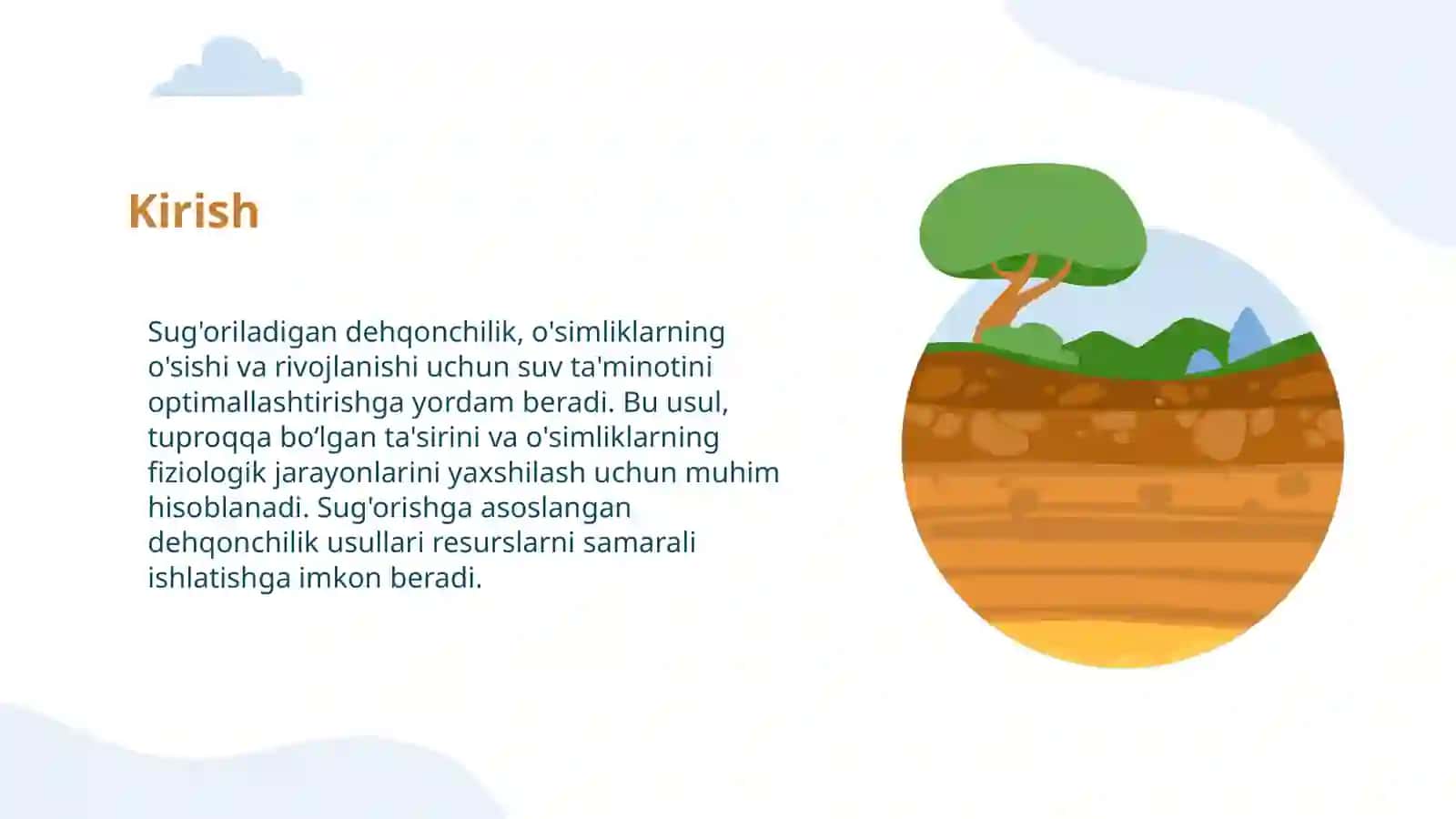 Sugʻoriladigan dehqonchilikning fiziologik xossalari 3