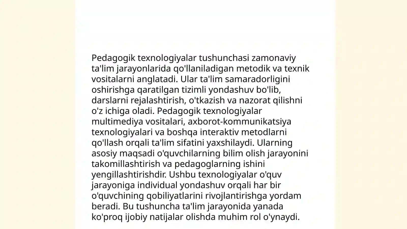 Pedagogik texnologiyalarning ilmiy nazariy asoslari 3