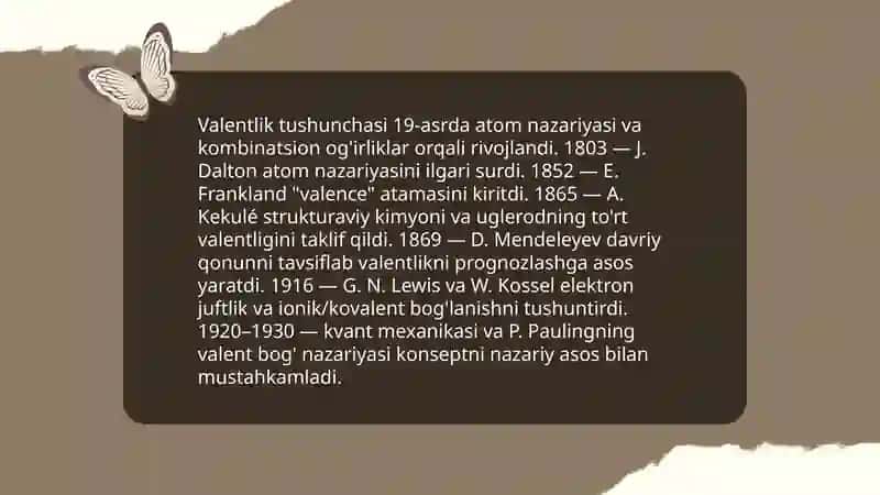 Valentlik tushunchasini shakllanishi 3