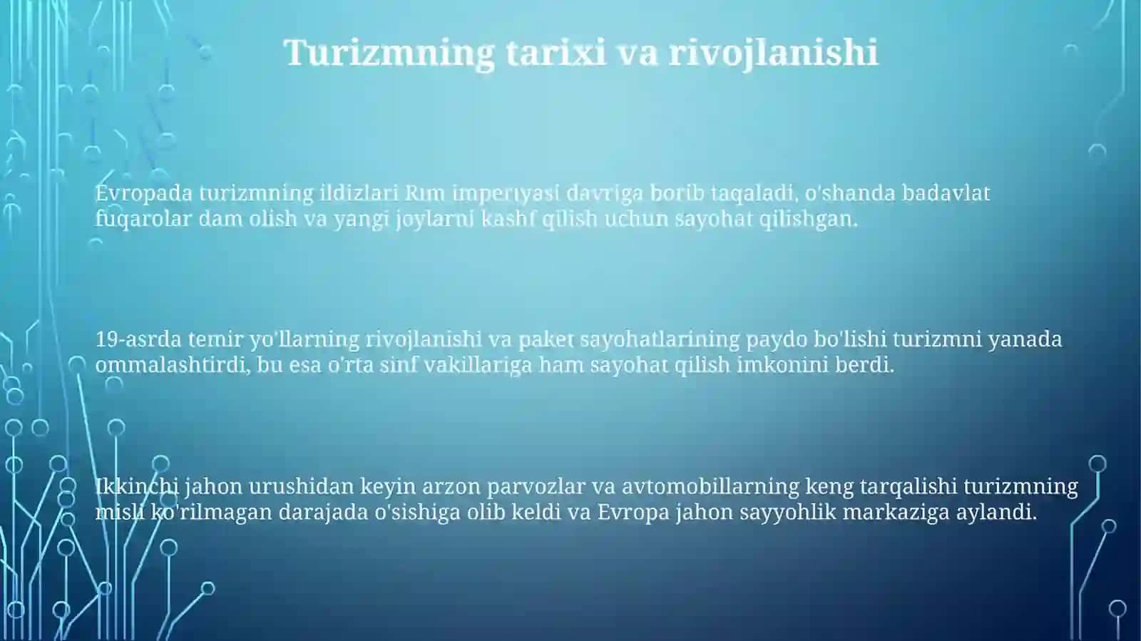 Yevropa regioni turizimi 3