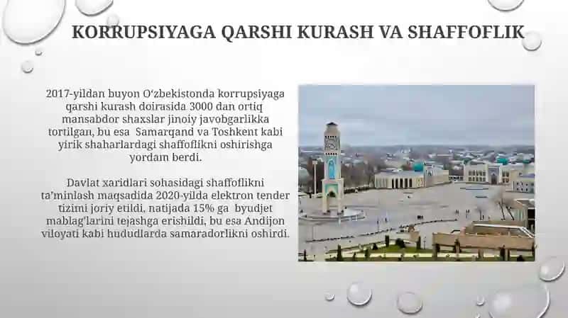 Korrupsiyaga qarshi kurash va shaffoflik 3